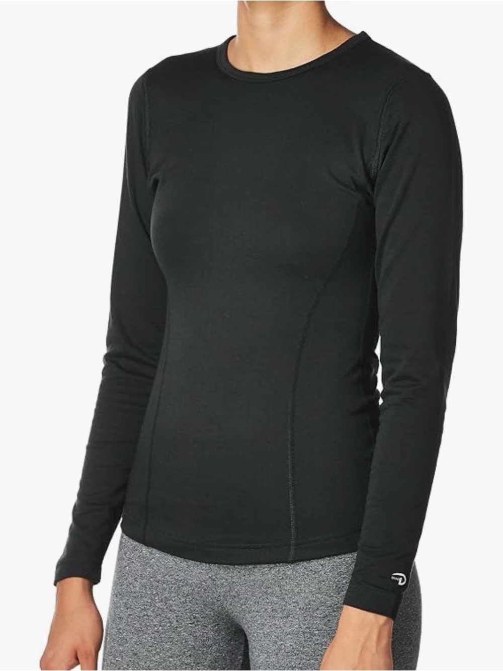 Women’s Black Long-Sleeve Thermal